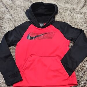 Nike Kids Red and Black Sweatshirt